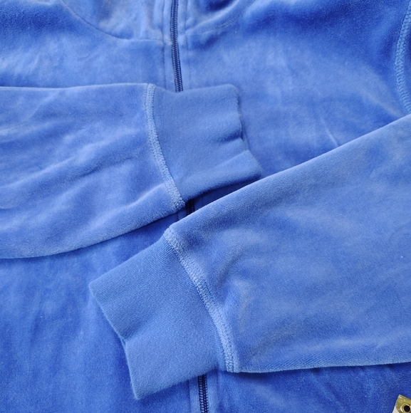 Cotton Velvet Quacker Factory Women's Full Zip Sweatshirt rhinestone, Size 1X, - Picture 6 of 16